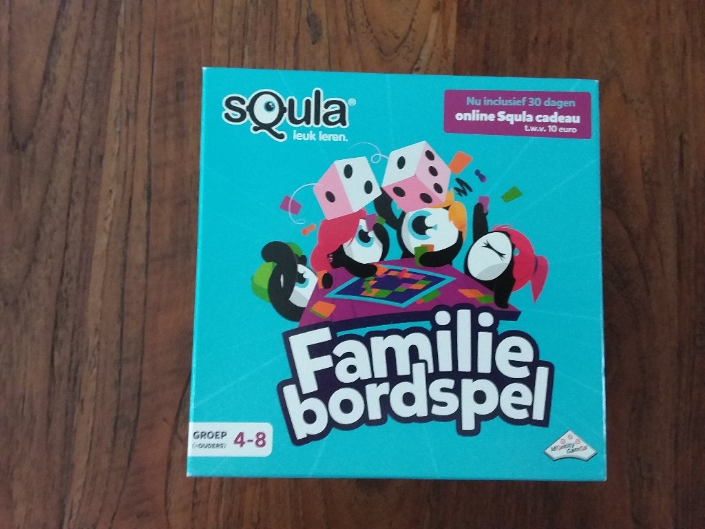 Squala familiebordspel groep 4-8 (6-12 jaar) bordspel nieuw, Ophalen of Verzenden, Nieuw