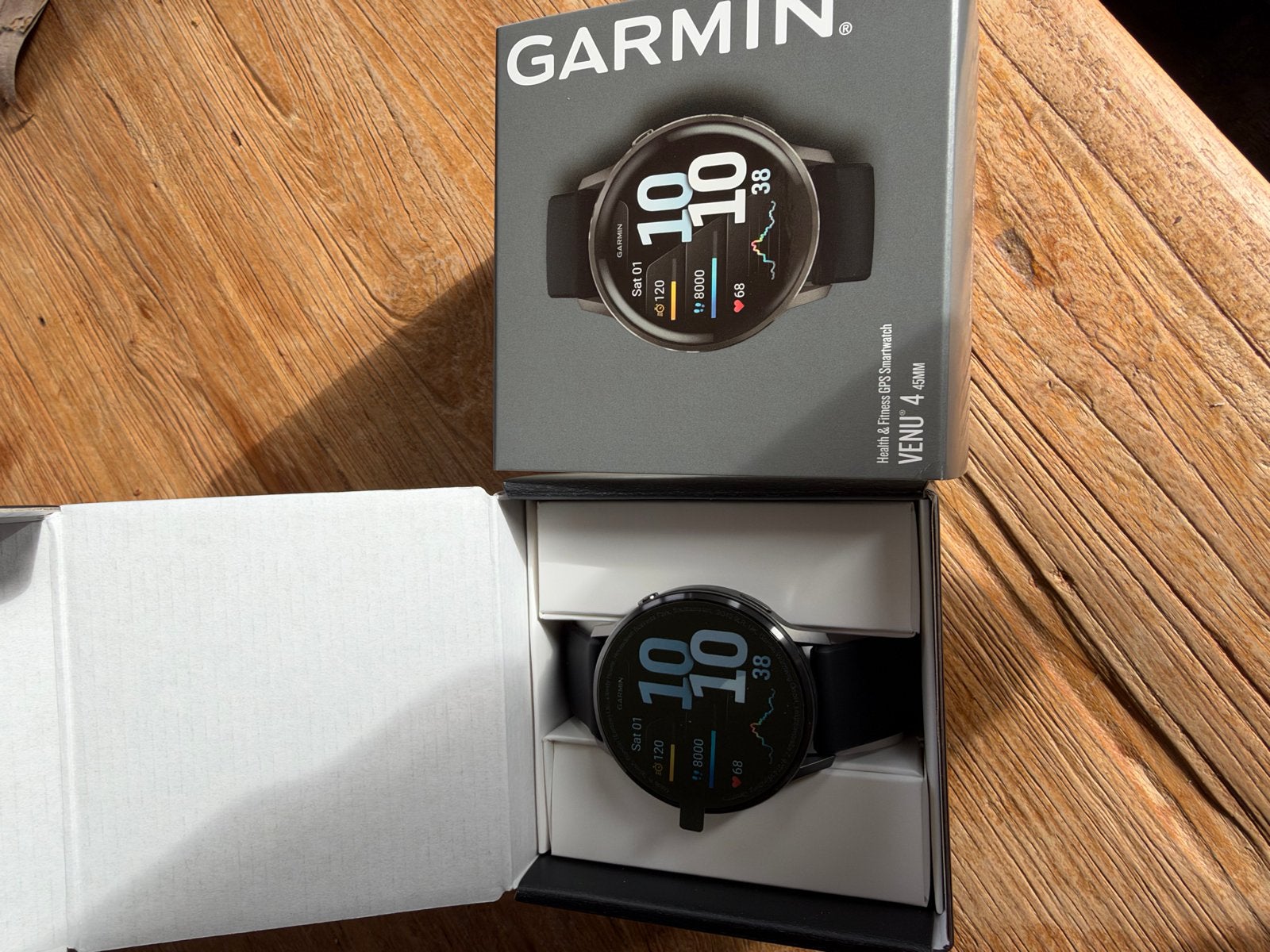 Garmin Venu 4 45mm nieuw 2 jaar garantie, Afstand, Zwart, Nieuw, Ophalen of Verzenden