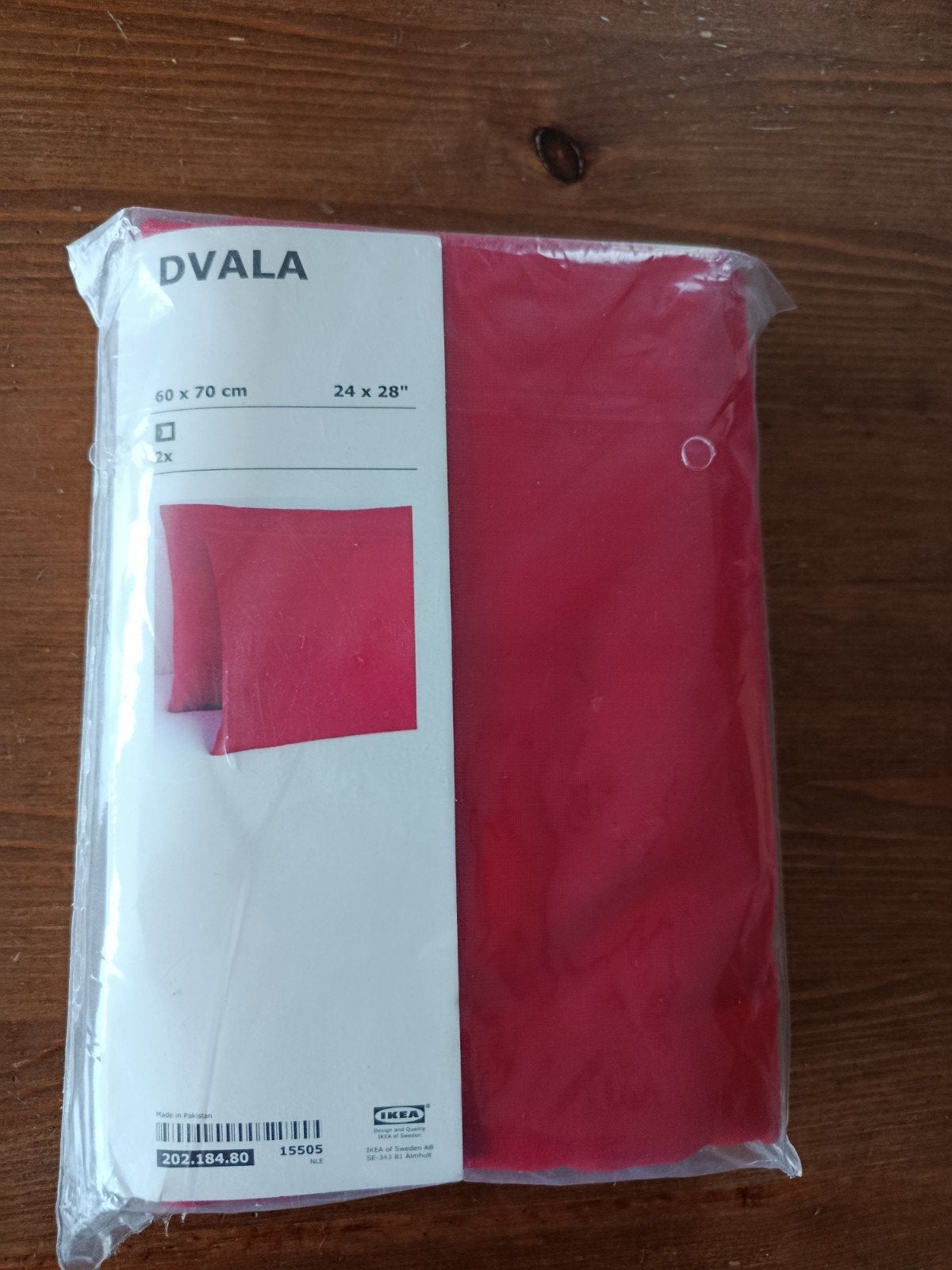 IKEA DVALA kussenslopen, roos, Hoeslaken of Sloop, Katoen, Ophalen of Verzenden, IKEA