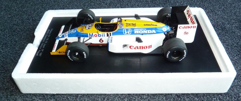 1987 - Williams Honda FW11B - Nelson Piquet World Champion, Hobby en Vrije tijd, Modelauto's | 1:18, Ophalen of Verzenden, Zo goed als nieuw