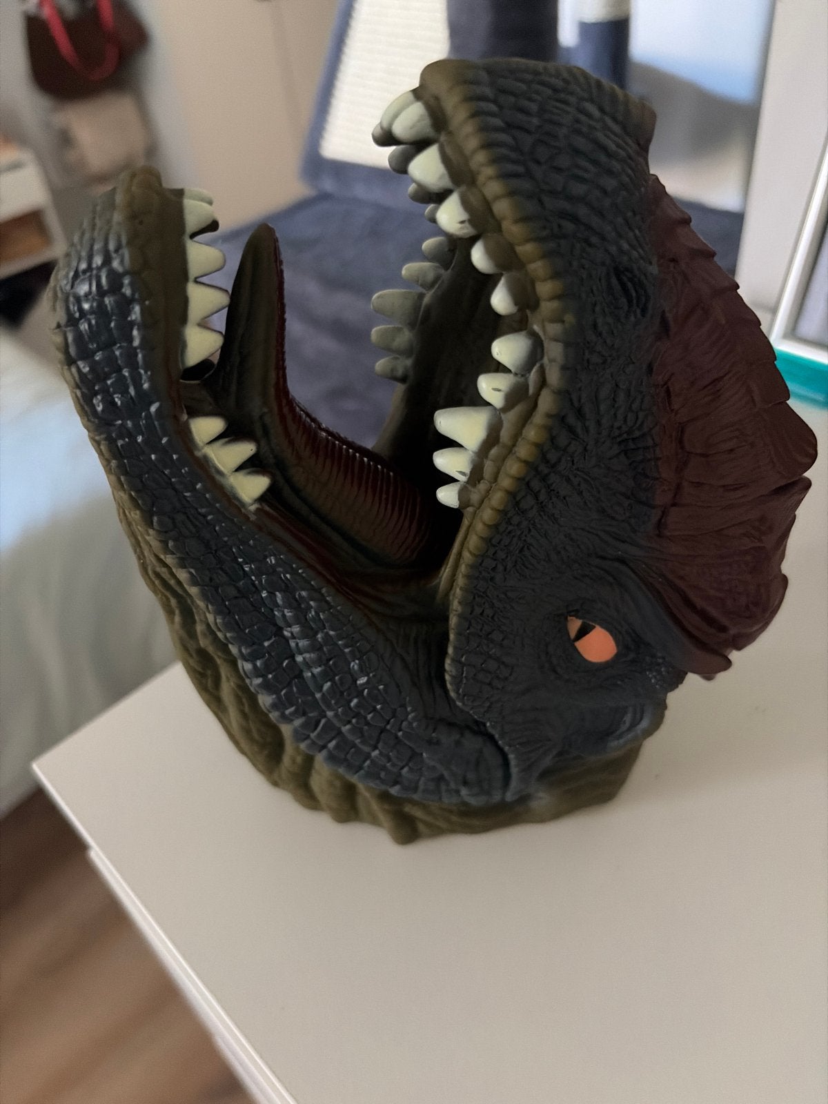 Dinosaurus Handpop - Realistische Raptor, Ophalen of Verzenden, Zo goed als nieuw