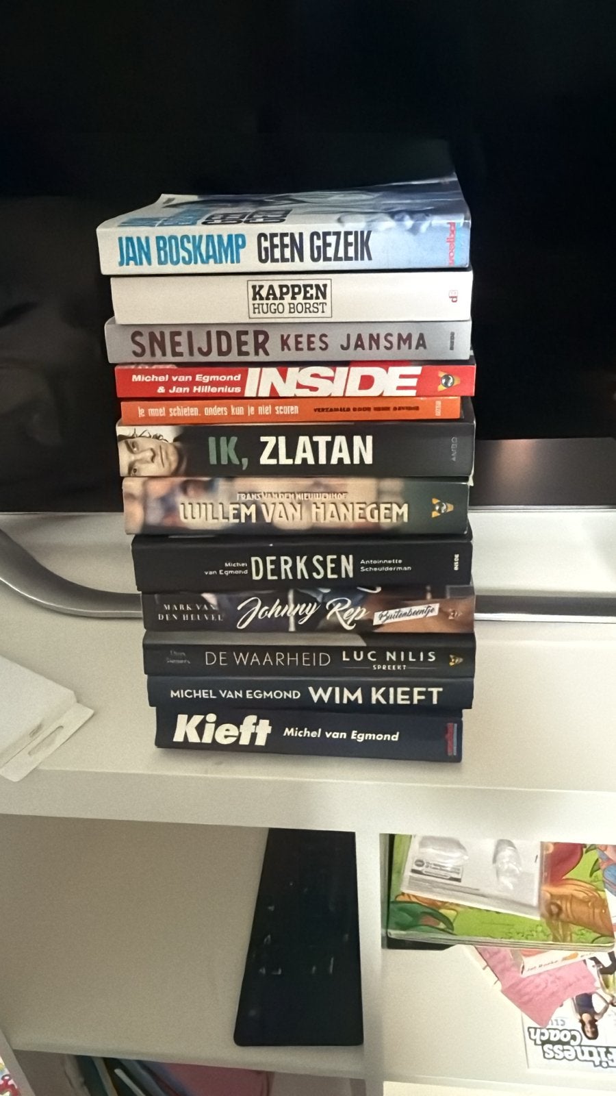Voetbalboeken collectie: biografieën en verhalen, Ophalen of Verzenden, Gelezen, Balsport