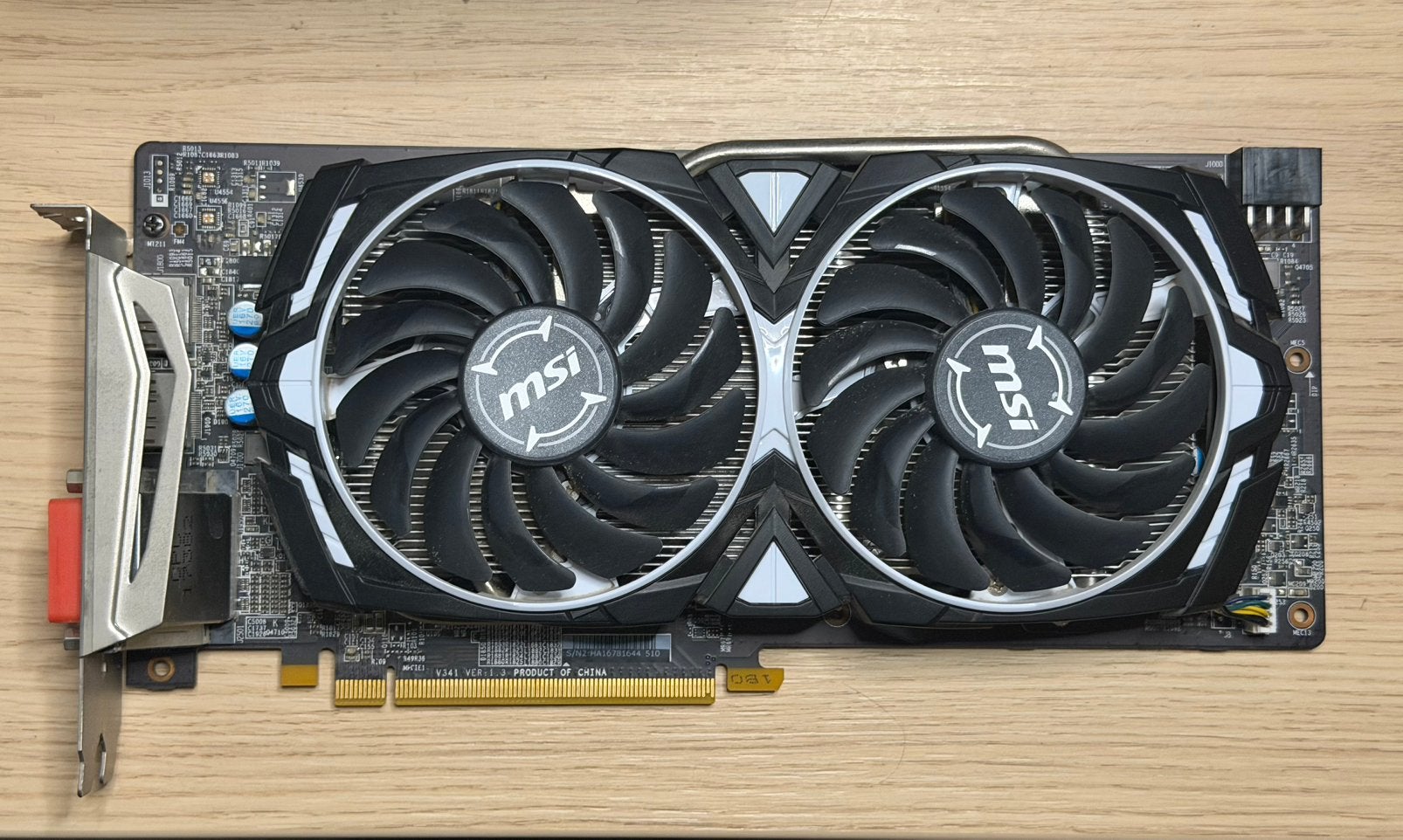 MSI Radeon RX 580 Armor 4GB, Ophalen of Verzenden, Zo goed als nieuw, GDDR5, PCI-Express 3