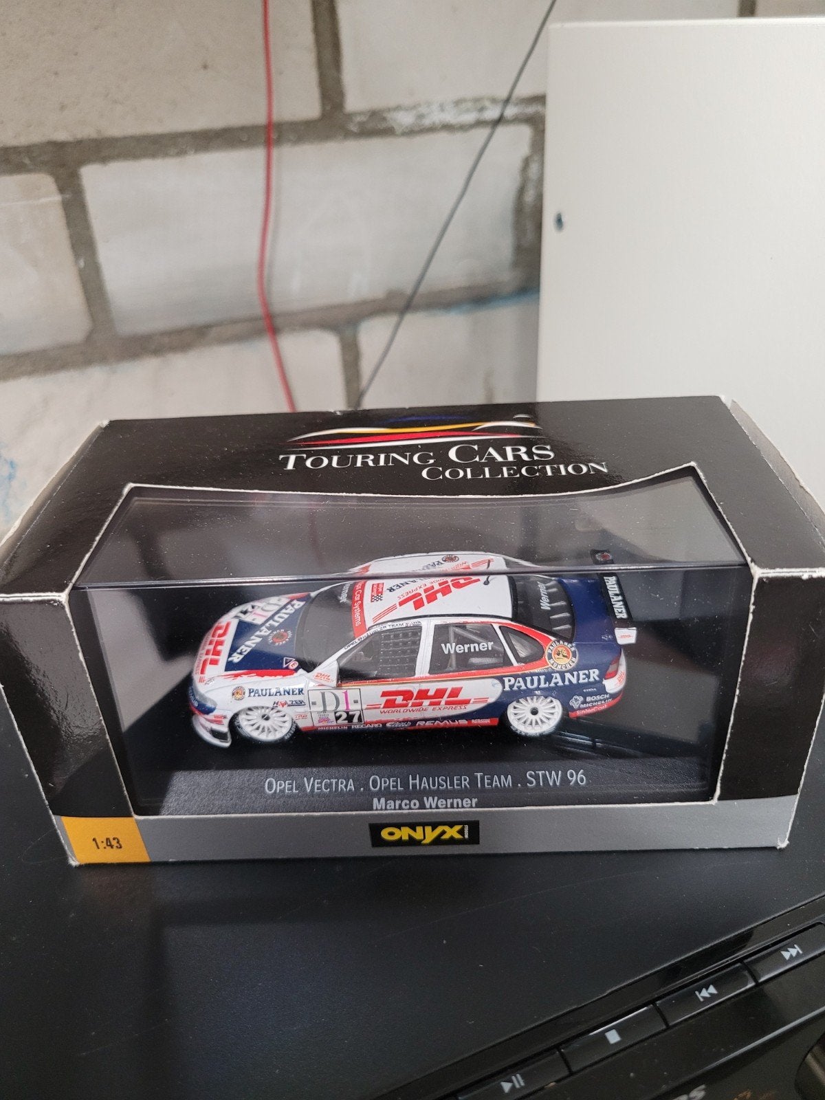 opel vectra onyx 1:43 XT030, Hobby en Vrije tijd, Modelauto's | 1:43, Ophalen of Verzenden, Zo goed als nieuw, Auto, Overige merken