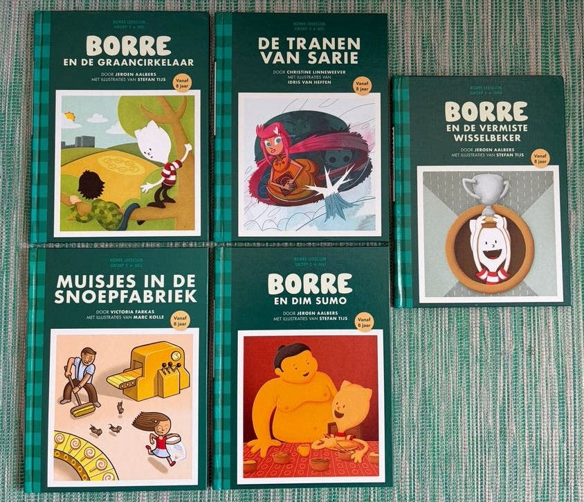 Borre Boeken Set groep 5 Avontuurlijke Verhalen Kinderboeken, Ophalen of Verzenden, Gelezen, Fictie algemeen