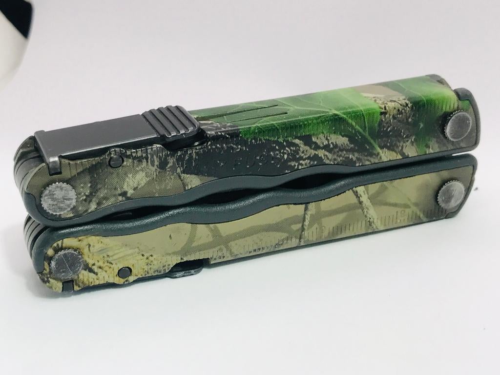 Rare Leatherman Fuse BLACK Camouflage Multi-Tool Pocket Knif, Maarten@MrMultitool.com, Ophalen of Verzenden, Zo goed als nieuw