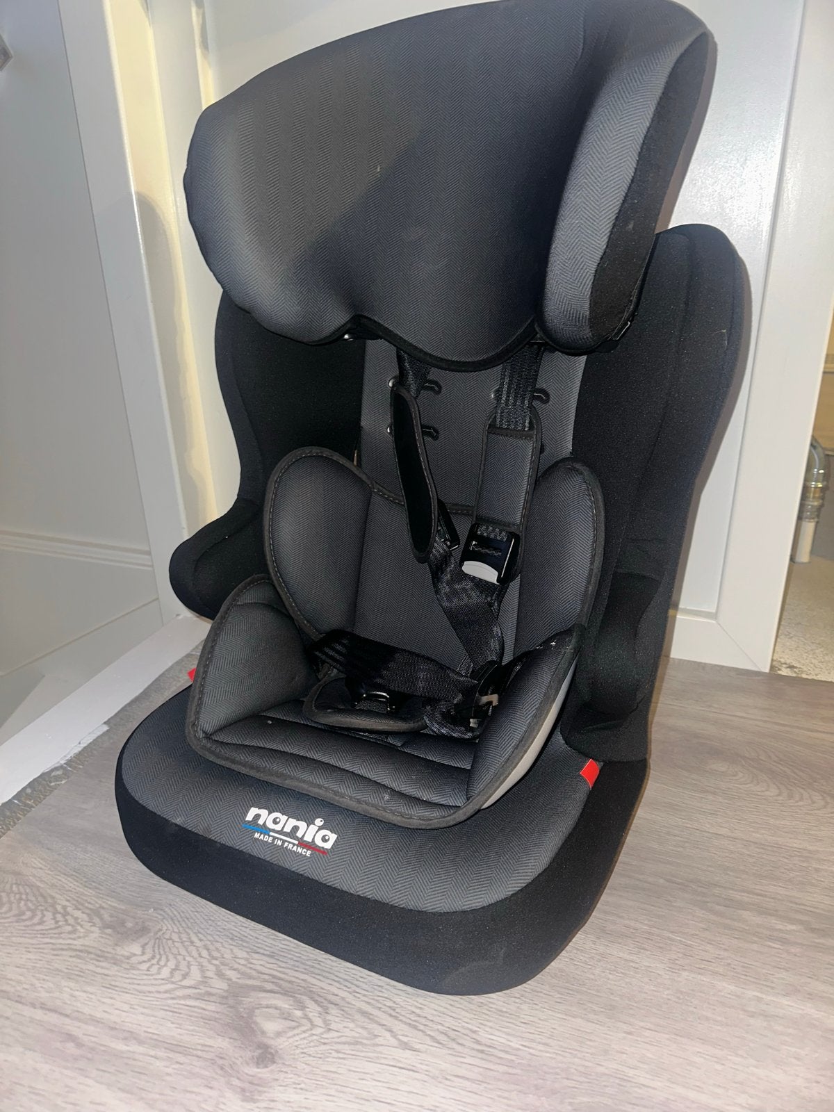 Nania autostoel 0-18 kg - Zwart, 0 t/m 18 kg, Ophalen, Overige merken, Gebruikt