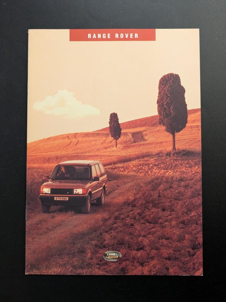 Brochure RANGE ROVER 1994 (Engels), Ophalen of Verzenden, Zo goed als nieuw, Overige merken
