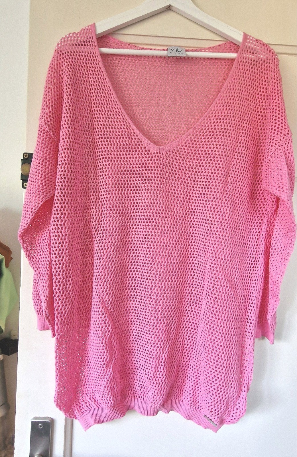 Roze gebreide trui van Knits by Maicazz, maat M, Kleding | Dames, Truien en Vesten, Maat 38/40 (M), Knits by Maicazz, Nieuw, Ophalen of Verzenden