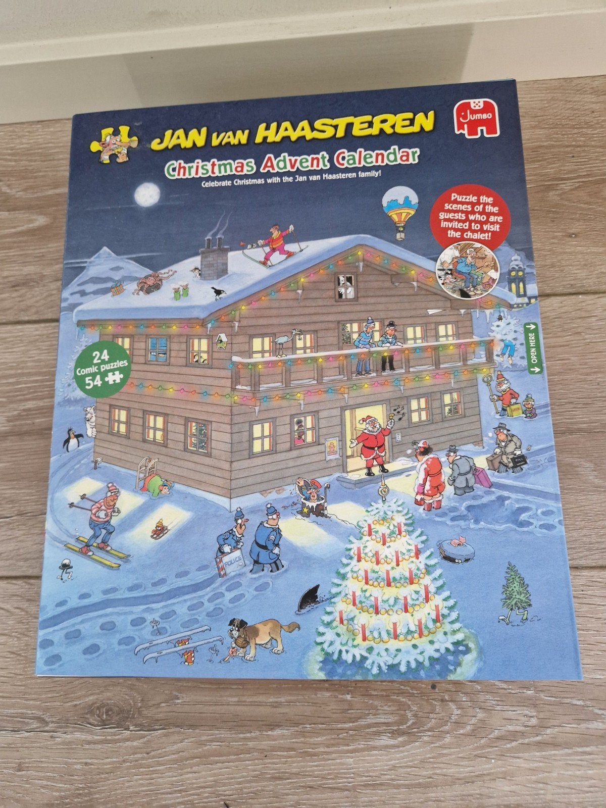 Jan van Haasteren Kerst Adventskalender 2025, Ophalen, Minder dan 500 stukjes, Zo goed als nieuw, Legpuzzel