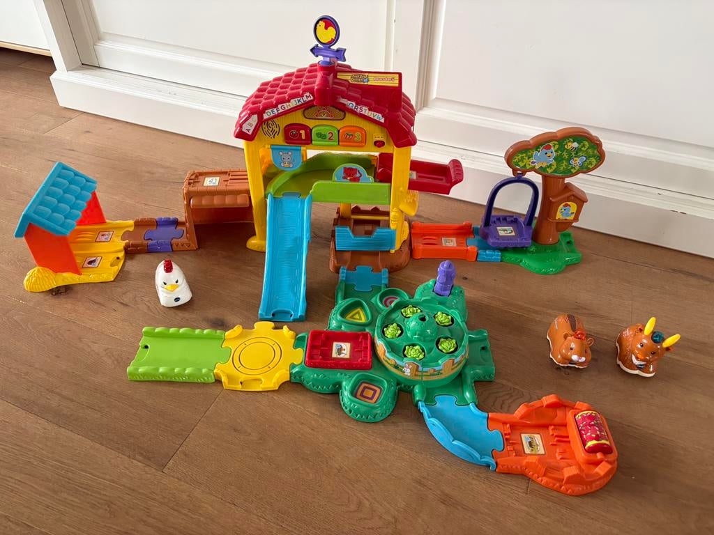 Zoef zoef dieren boerderij, Kinderen en Baby's, Speelgoed | Vtech, Ophalen, Zo goed als nieuw, 2 tot 4 jaar
