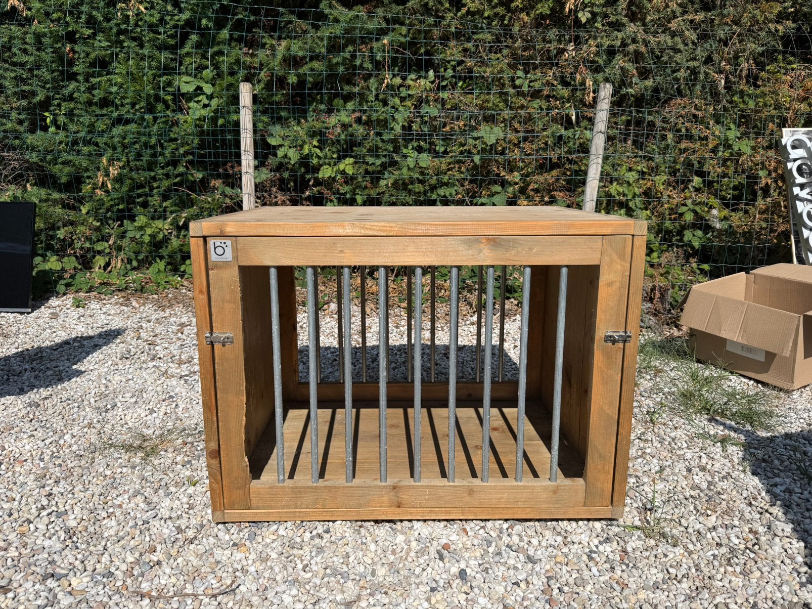 Hondenbench eikenhout, Ophalen, Gebruikt
