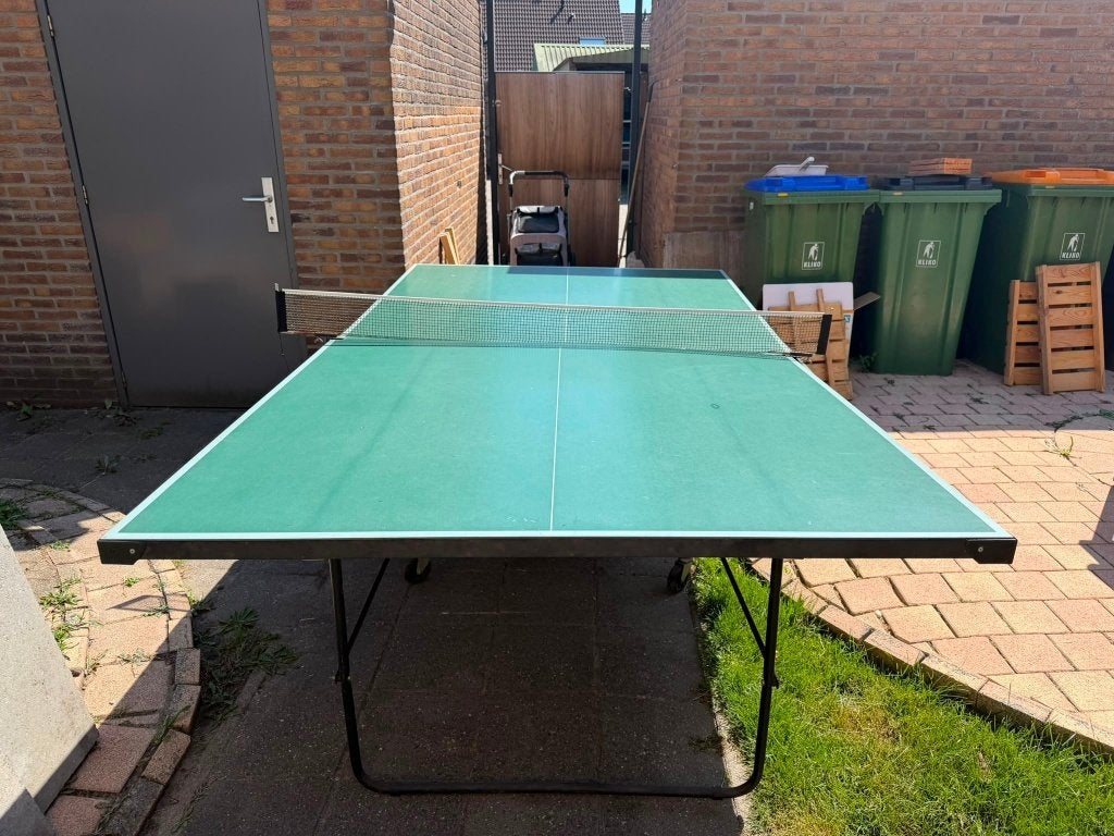 Tafeltennistafel (buiten), Ophalen, Gebruikt, Tafel Outdoor, Verrijdbaar