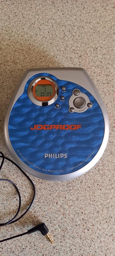 Philips discman met oortjes., Audio, Tv en Foto, Walkmans, Discmans en Minidiscspelers, Ophalen of Verzenden, Discman
