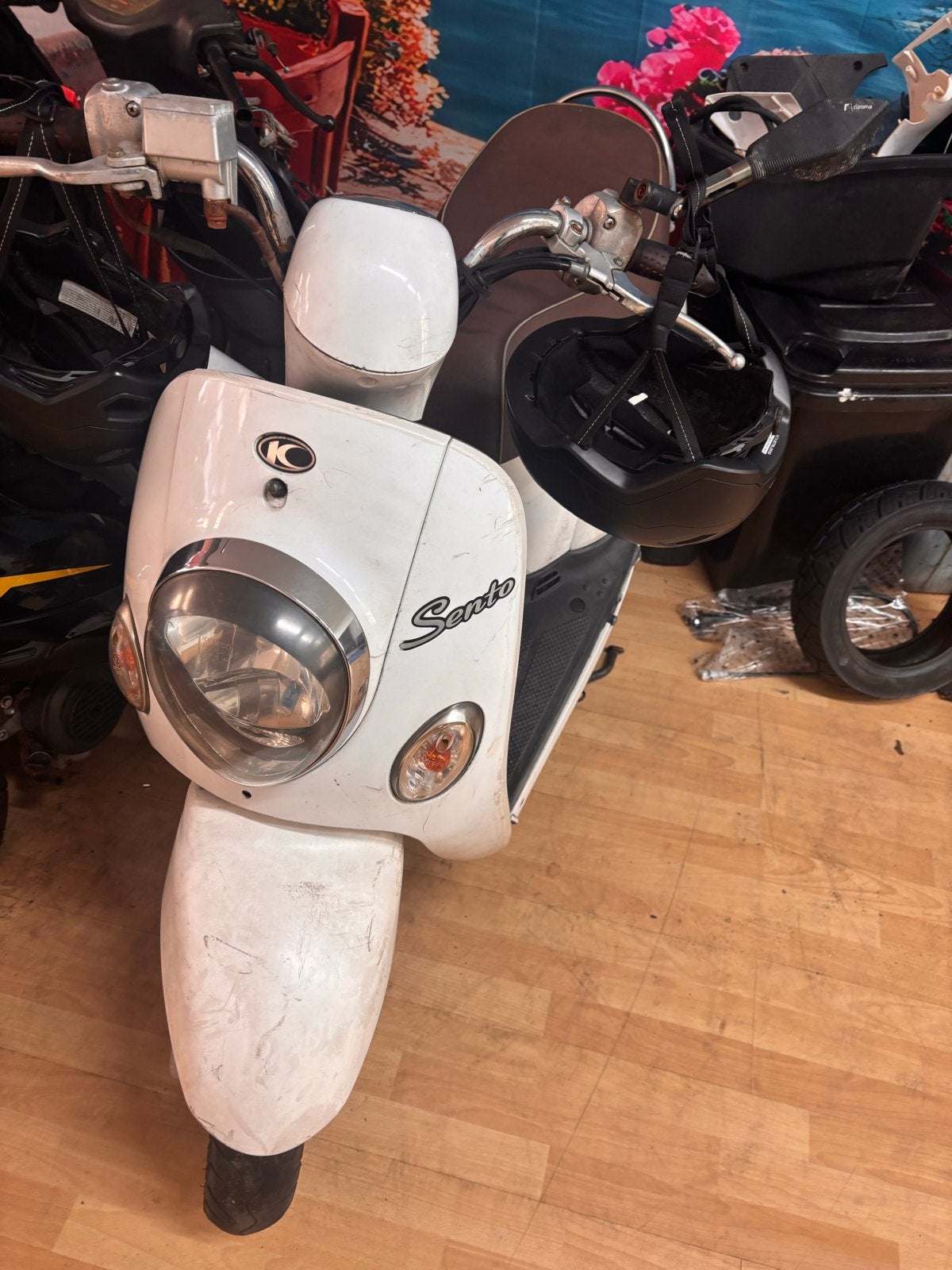 Kymco Sento 50 (2010) met milieu ontheffing Den Haag, Ophalen, Gebruikt, Benzine