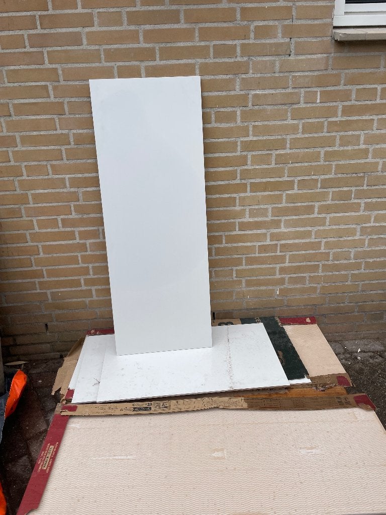 Grote wandtegels 45cmx 120 cm, mat wit restpartij., Doe-het-zelf en Verbouw, Tegels, Ophalen, 60 cm of meer, 40 tot 60 cm, Nieuw