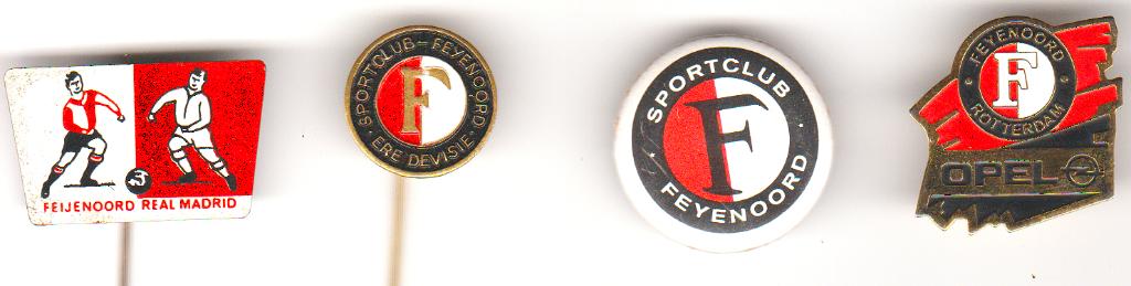 Feyenoord collectie, Verzenden, Zo goed als nieuw, Sport, Speldje of Pin