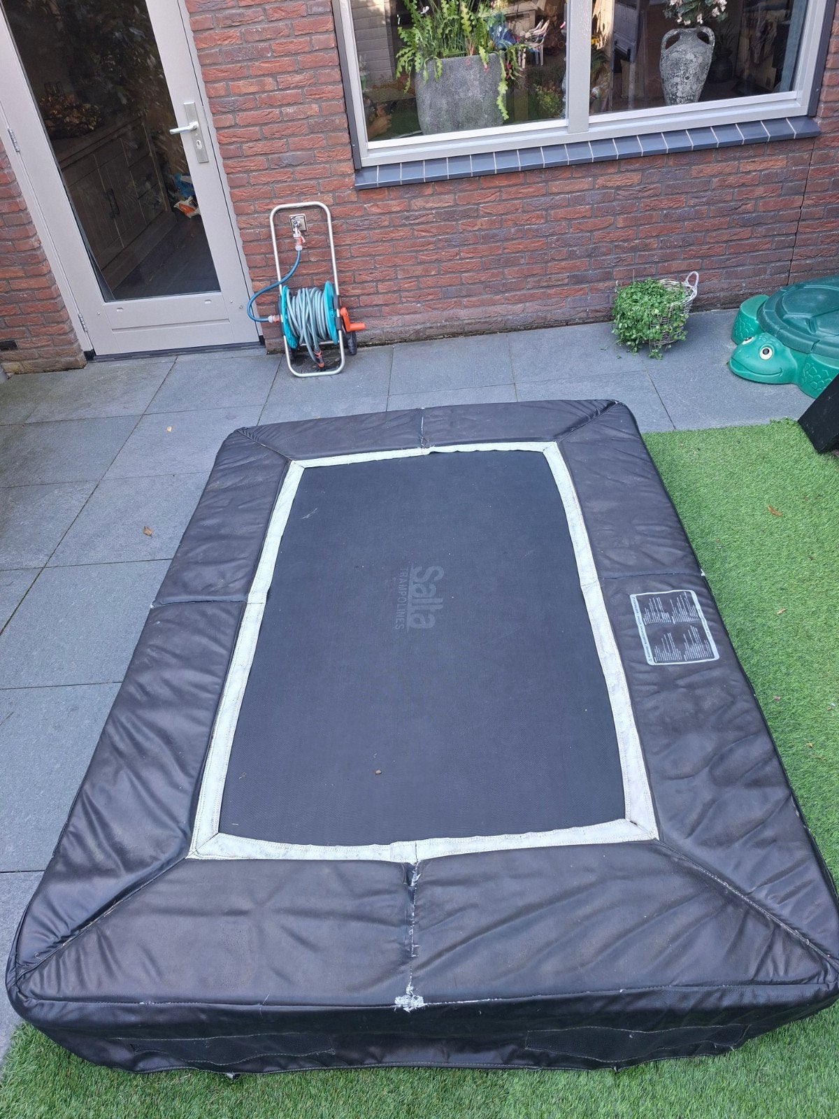 Salta trampoline 220x150, Ophalen, Gebruikt