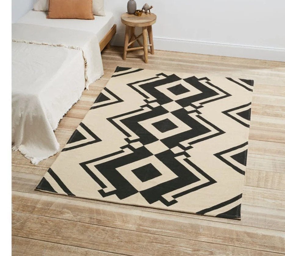 Livarno 100% Katoenen vloerkleed 140 x 200 cm NIEUW, 100 tot 150 cm, Ophalen of Verzenden, Rechthoekig, Nieuw