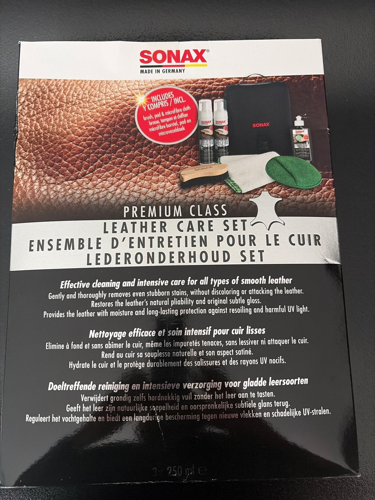 Sonax Premium Class Lederonderhoud Set - Nieuw, Auto diversen, Ophalen of Verzenden