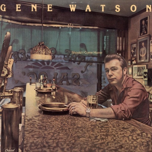 LP Gene Watson - Should I come home, Cd's en Dvd's, Vinyl | Country en Western, Ophalen, Gebruikt, 12 inch