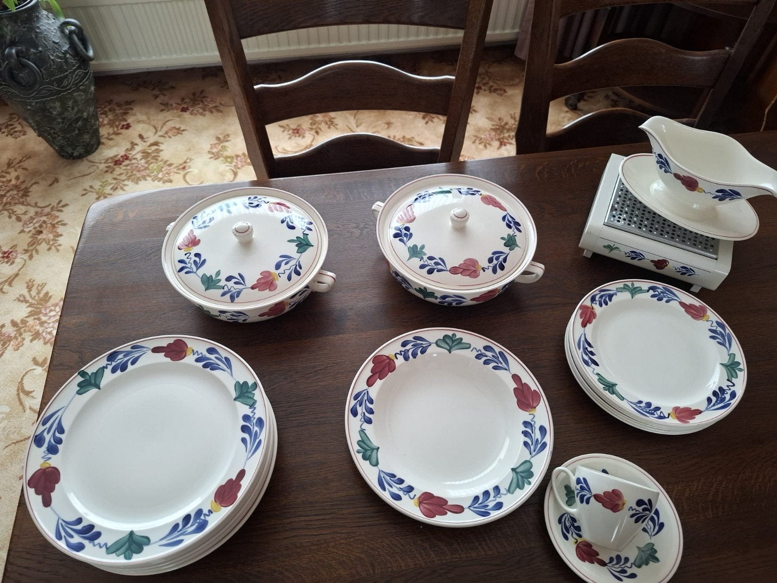 Vintage P. Regout Maastricht servies - Boerenbond, Ophalen