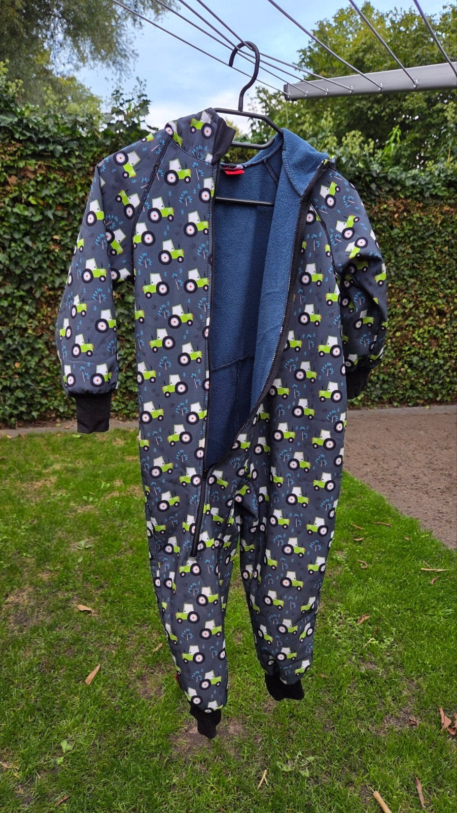 iELM jumpsuit/overall maat 116 met tractorprint, IELM, Jongen of Meisje, Ophalen of Verzenden, Overige typen