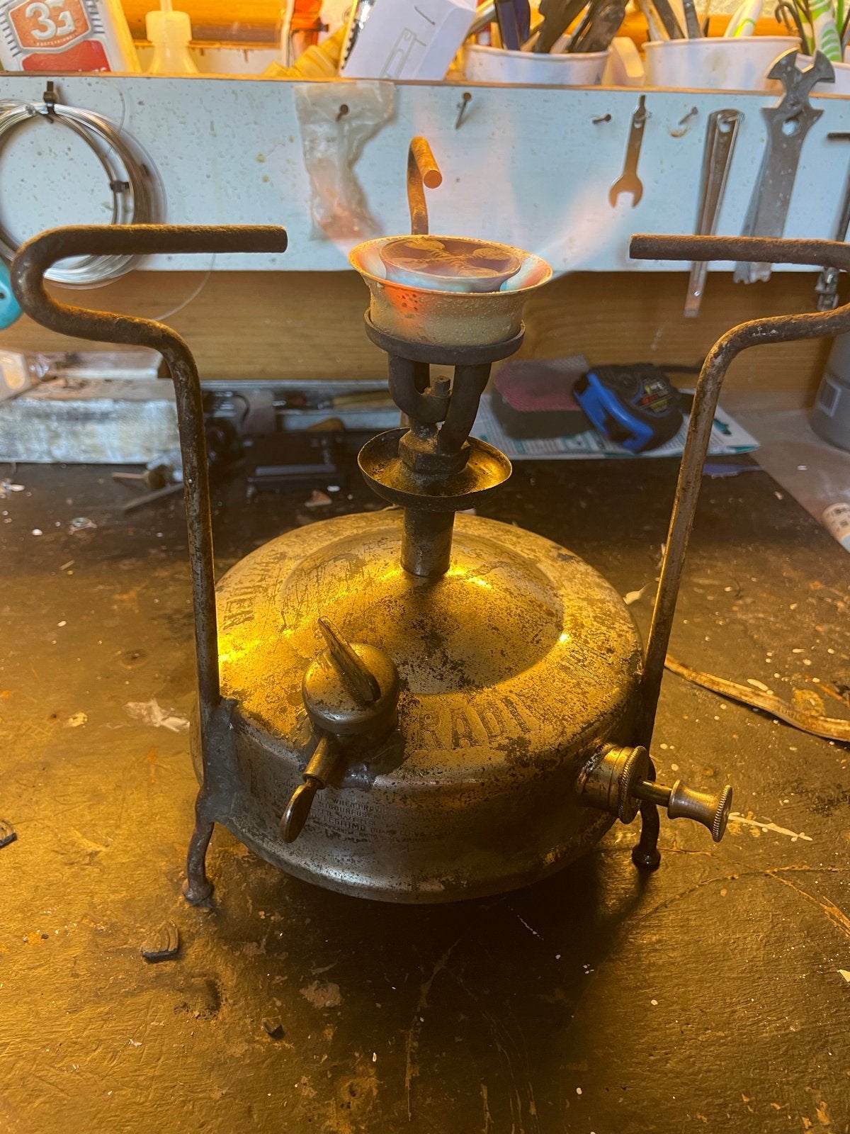 Vintage Radius Petroleum Kooktoestel - Made in Sweden, Ophalen of Verzenden