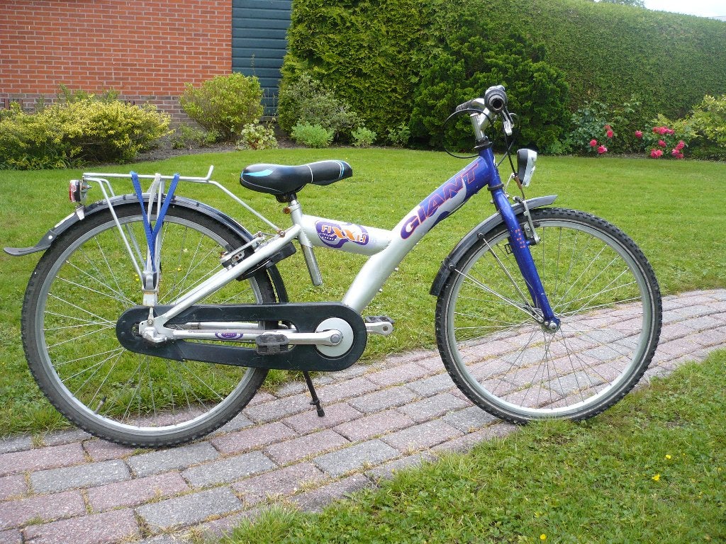 Stoere giant 24 inch jongensfiets met 3 versnellingen, Ophalen, Gebruikt, Staal, Giant