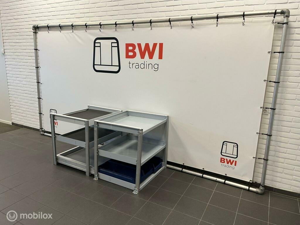 Sortimo set bedrijfswageninrichting L+R dubbele schuifdeur, Gebruikt, Ophalen of Verzenden