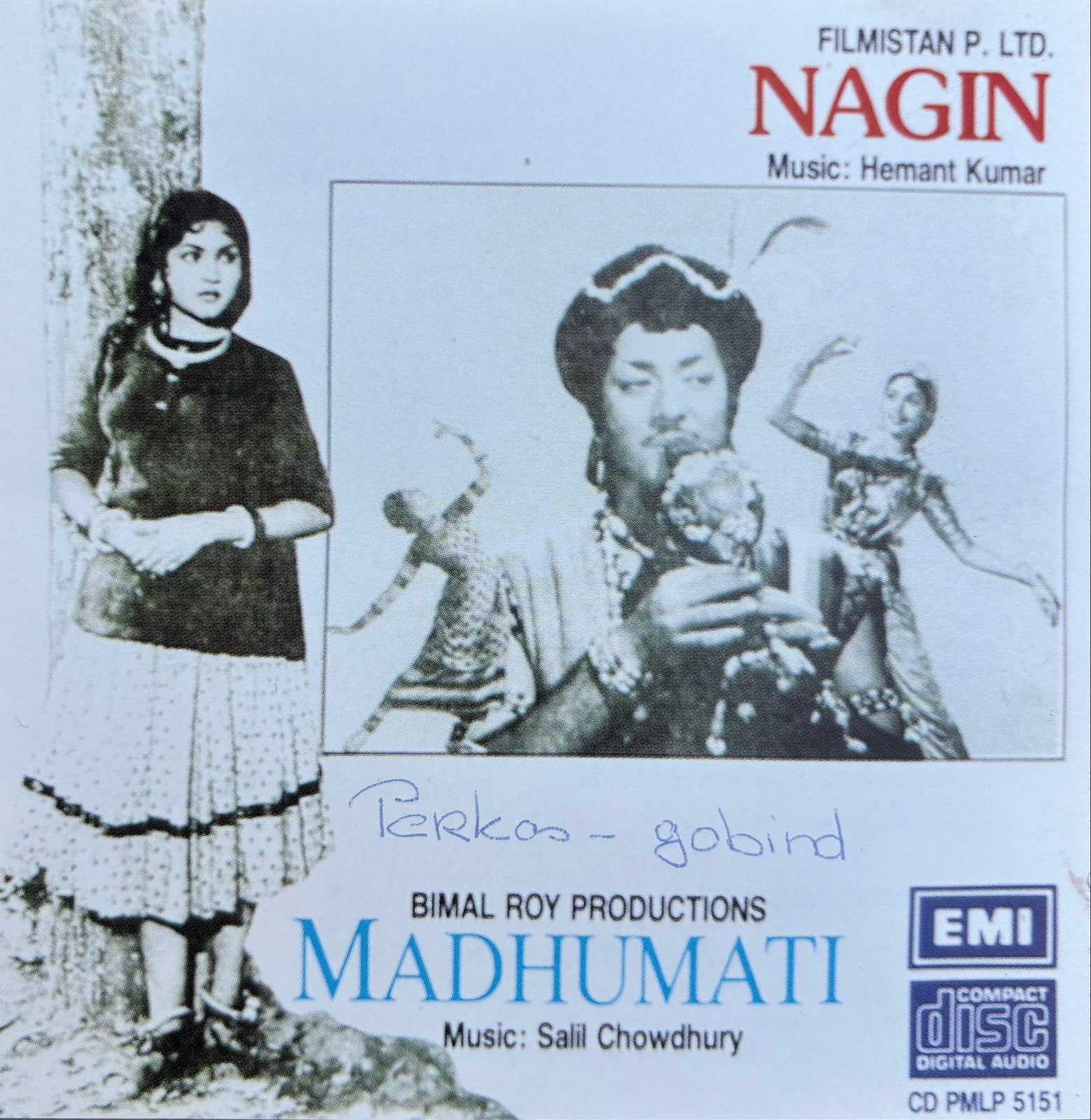Nagin & Madhumati Soundtrack CD - Bollywood Klassiekers, Verzenden, Gebruikt, Album, Inclusief doosje