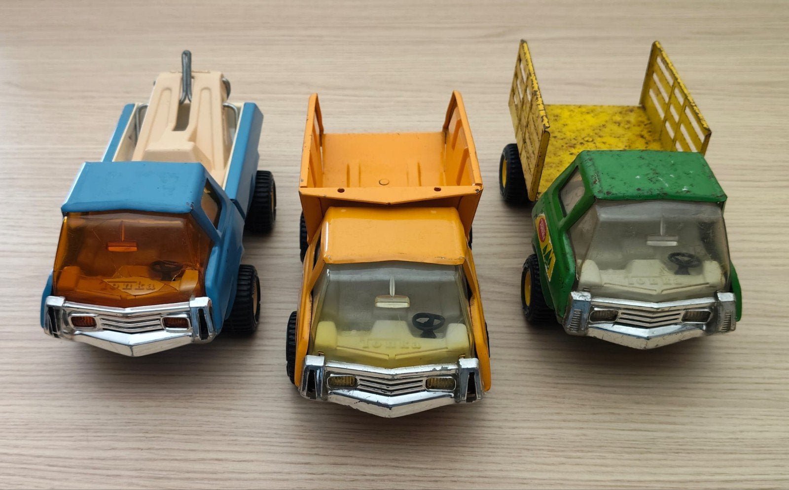 Vintage Mini Tonka Trucks 1970, Kinderen en Baby's, Ophalen of Verzenden, Gebruikt