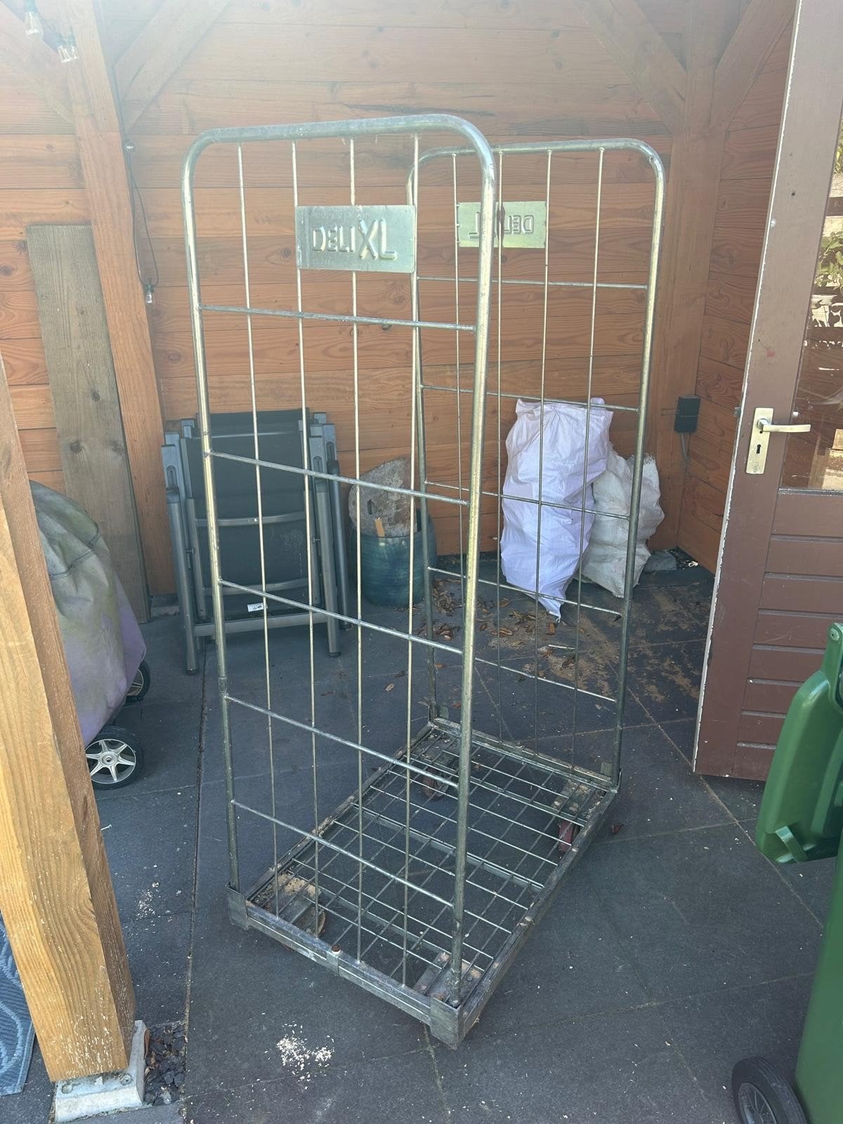Stevige rolcontainer voor transport of opslag, Ophalen, DELI XL