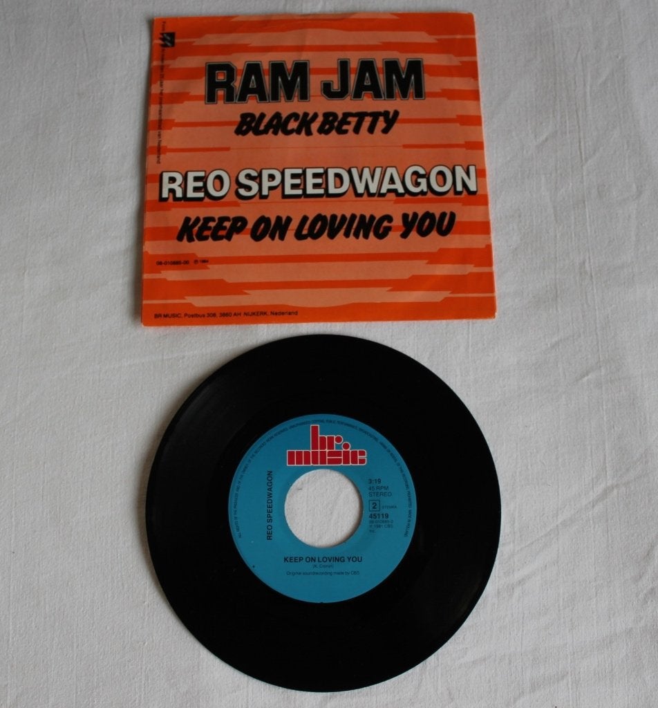 reo speedwagon - black betty, 7 inch, Ophalen of Verzenden, Zo goed als nieuw, Pop
