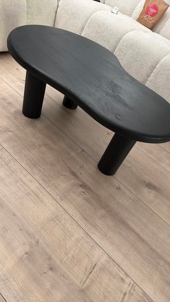 Salontafel organisch, Huis en Inrichting, Tafels | Salontafels, 100 tot 150 cm, Zo goed als nieuw, Minder dan 50 cm, Rechthoekig