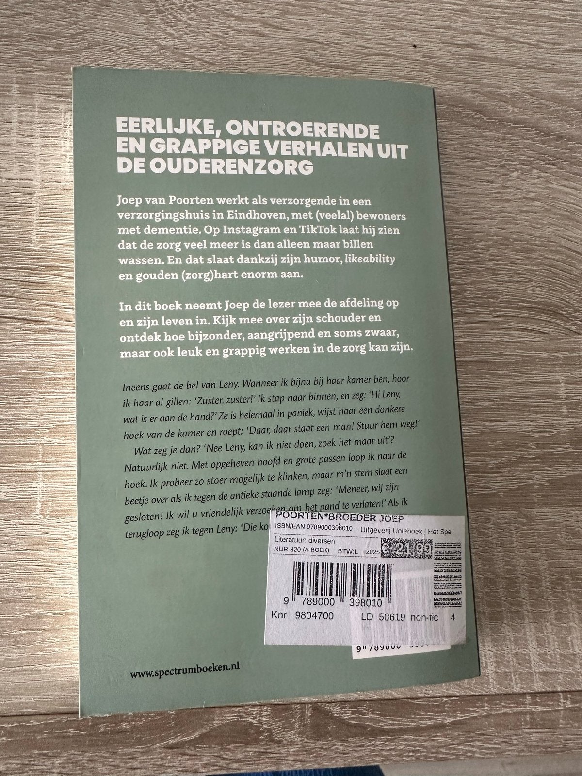 Broeder Joep: Eerlijke en grappige verhalen uit de ouderenzo, Ophalen of Verzenden, Zo goed als nieuw, Overige