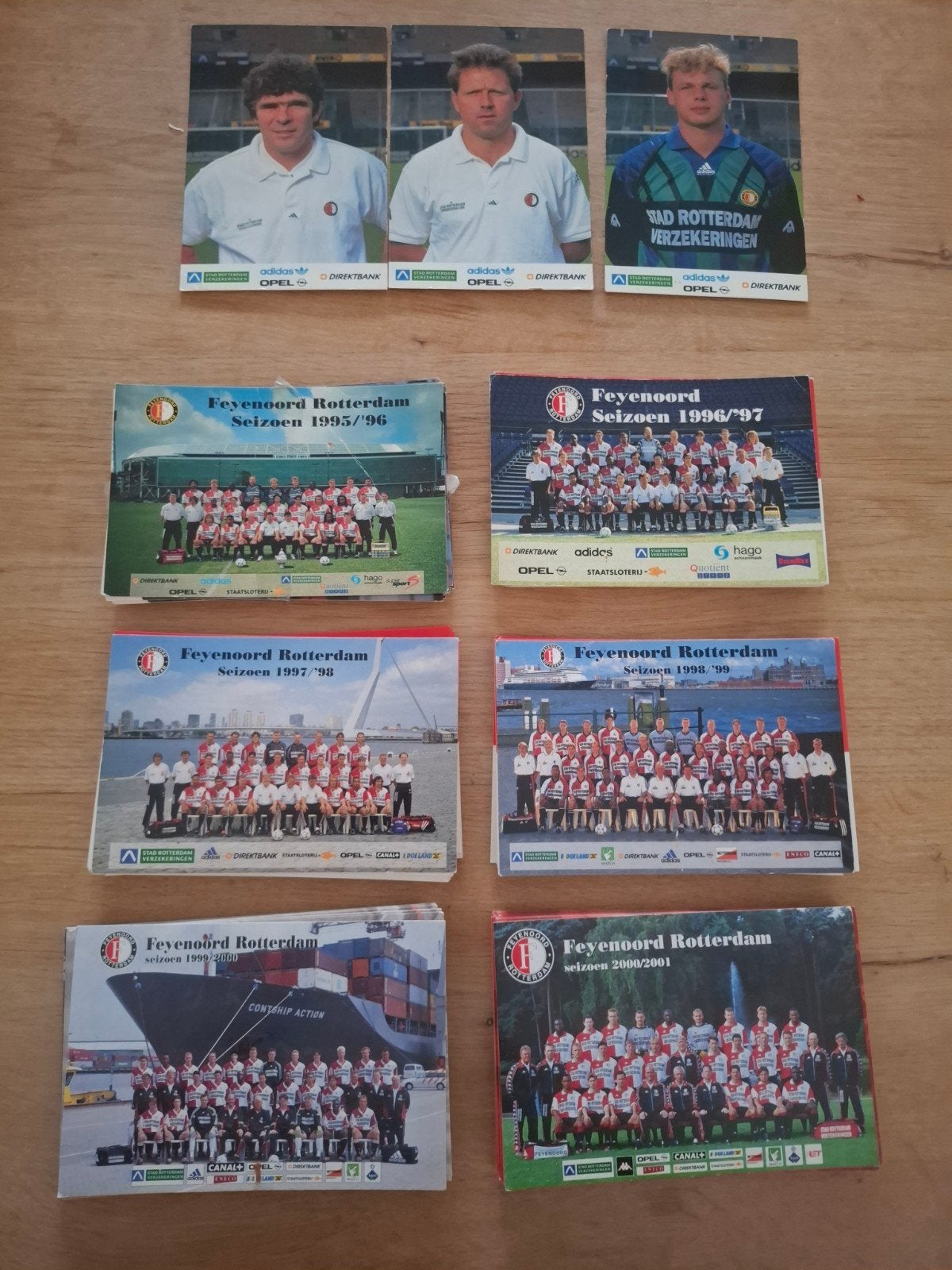 Diverse Feyenoord spelerskaarten, Verzamelen, Sportartikelen en Voetbal, Ophalen of Verzenden, Gebruikt, Feyenoord, Spelerskaart