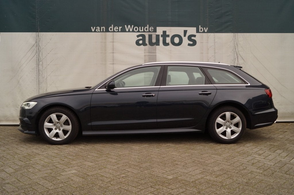 Audi A6 Avant 2.0 TDI 150pk Automaat Premium Edition -LEER-, Auto's, Gebruikt, Euro 6, 150 pk, Blauw