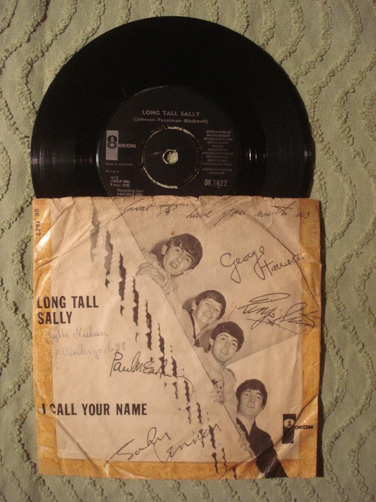 The Beatles 7" Vinyl Single: ‘Long Tall Sally’ (Denemarken), Cd's en Dvd's, Vinyl Singles, Ophalen of Verzenden, Gebruikt
