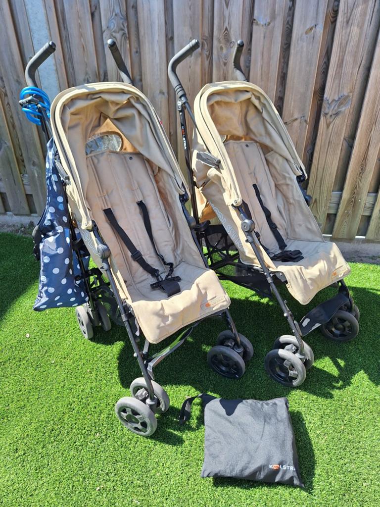 2 Koelstra Simba buggy's, bijna gratis!, Ophalen, Zo goed als nieuw, Koelstra, Verstelbare rugleuning
