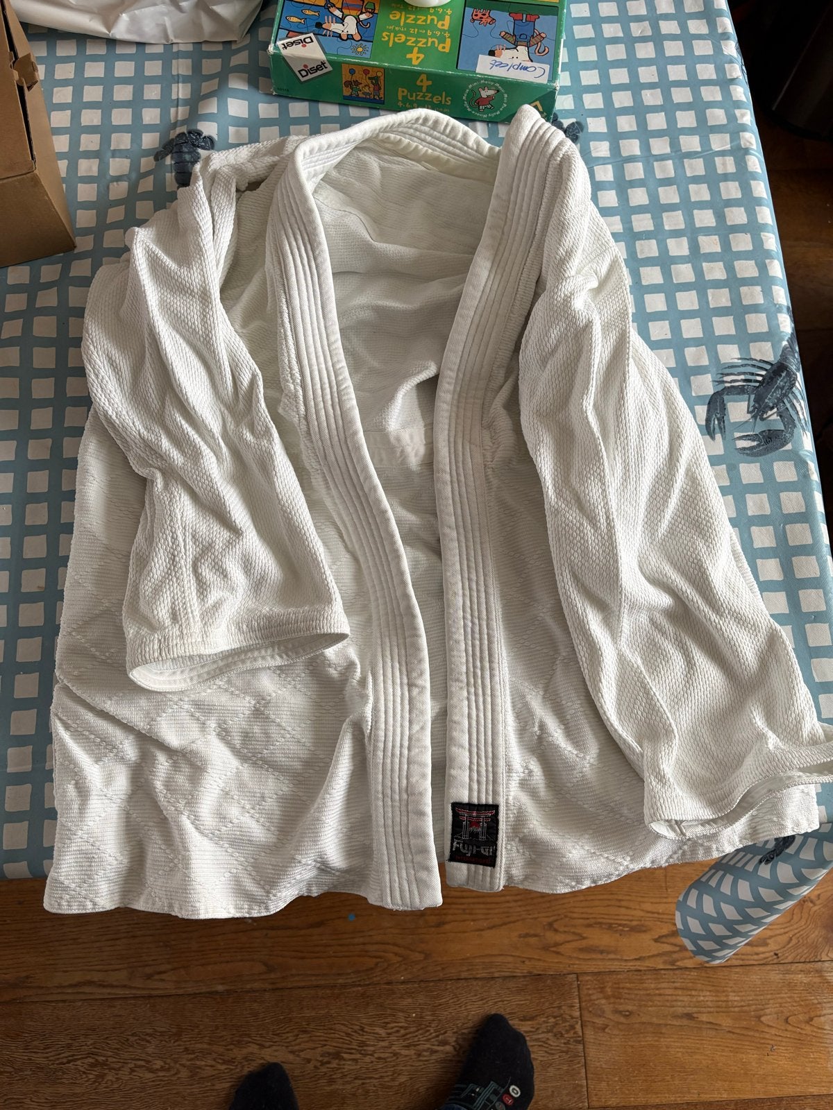 Fuji-Gi International Vechtsportpak Maat 160 judo, Gebruikt, Judo, Vechtsportpak, Ophalen of Verzenden
