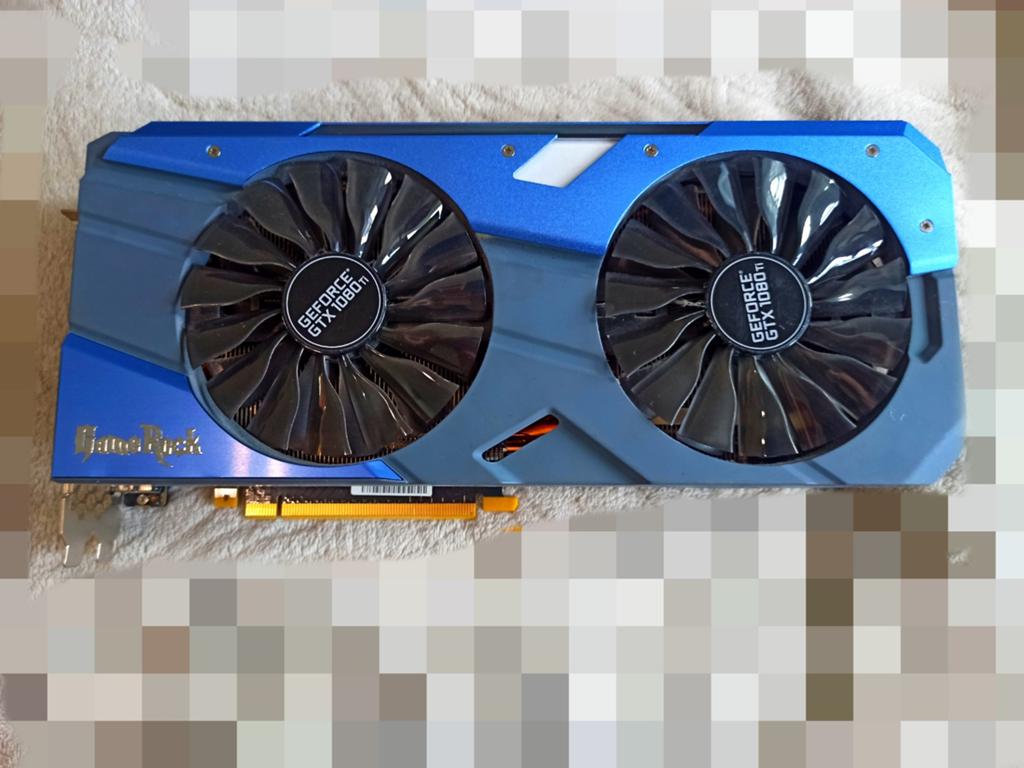 Palit GeForce GTX 1080 Ti GameRock Premium 11GB, Ophalen of Verzenden, Gebruikt, GDDR5, PCI-Express 3
