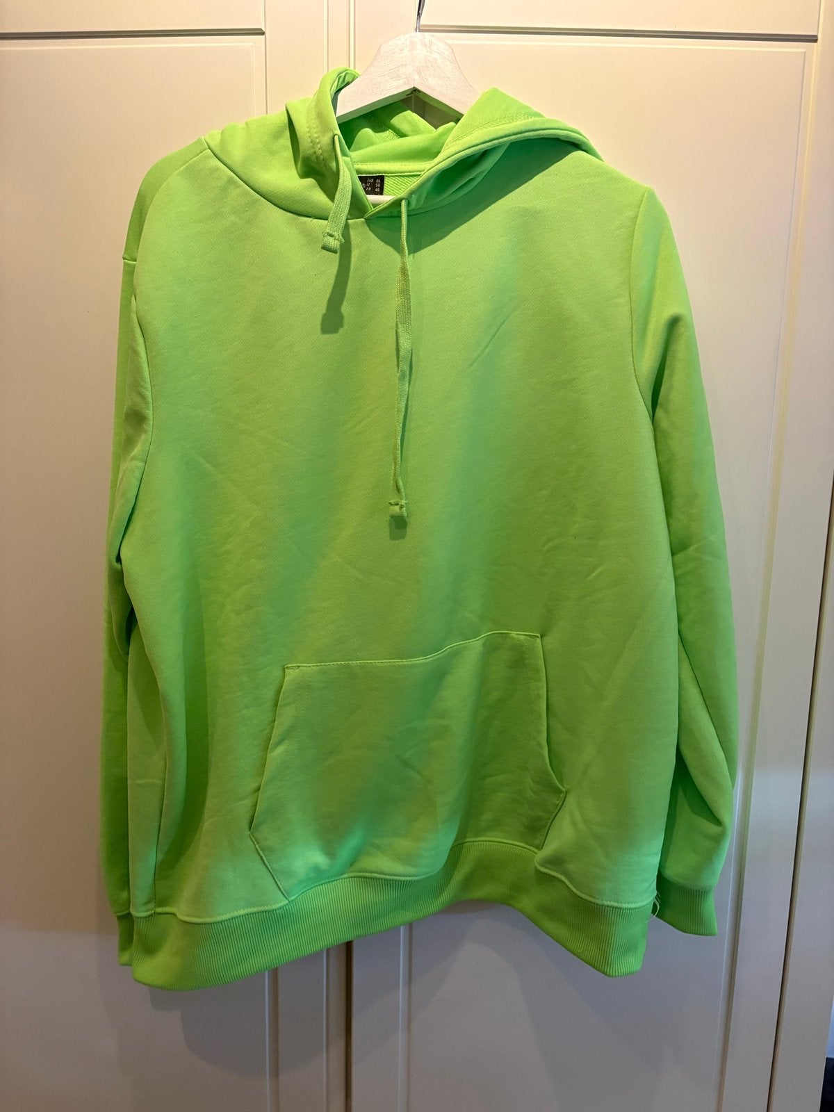 Janina Neon Groene Hoodie - Maat 46/48 (XL), Ophalen of Verzenden, Zo goed als nieuw, Maat 46/48 (XL) of groter, Groen