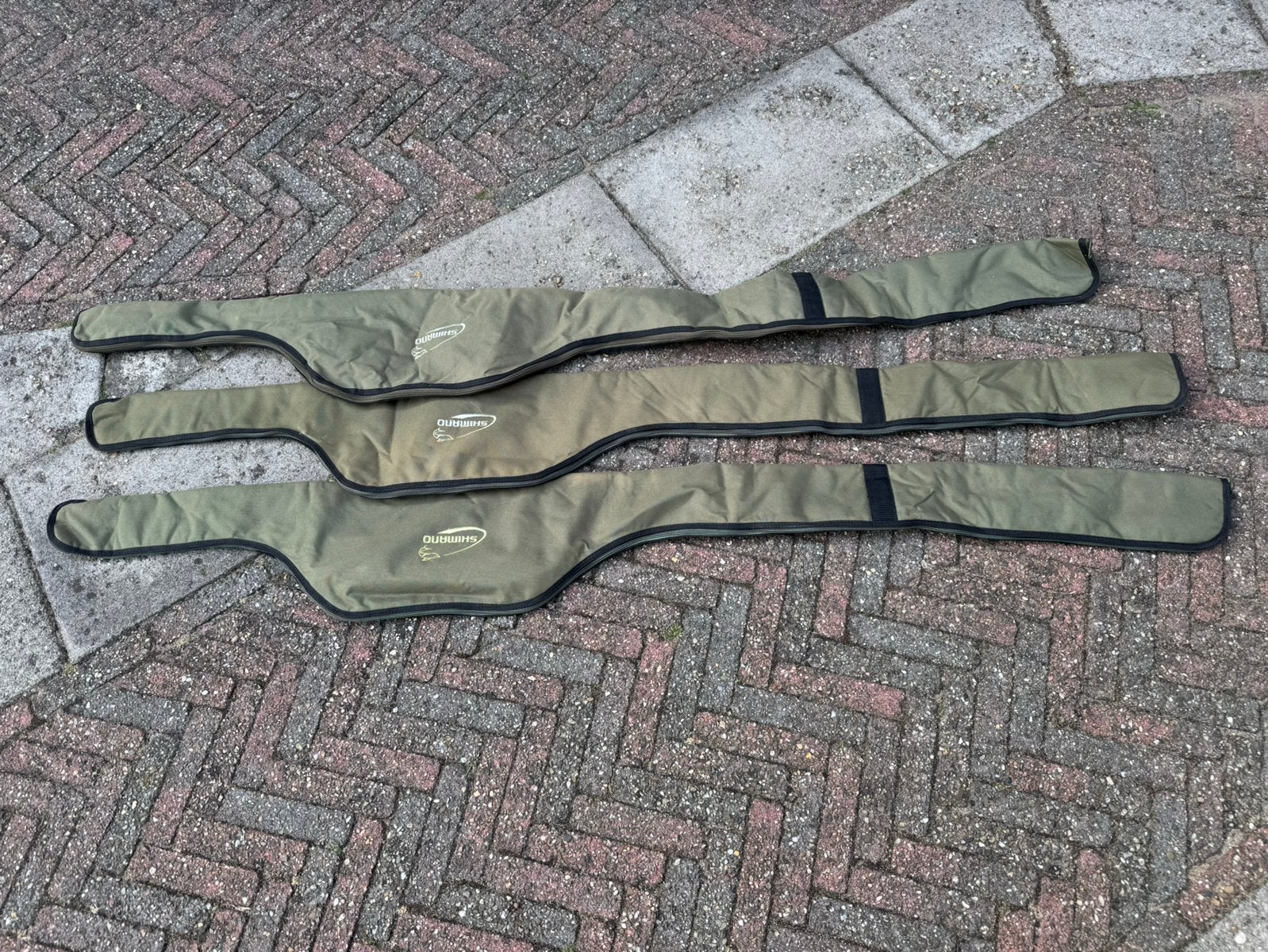 Shimano single rod sleeve 12 ft 3x, Watersport en Boten, Hengelsport | Karpervissen, Ophalen of Verzenden, Gebruikt