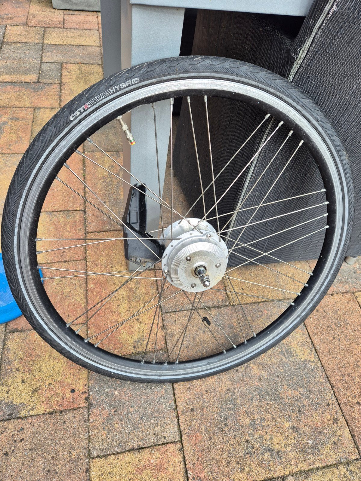 Voorwiel motor Sparta C2 28 inch met band, Sparta, Gebruikt, Ophalen, Elektrische fiets