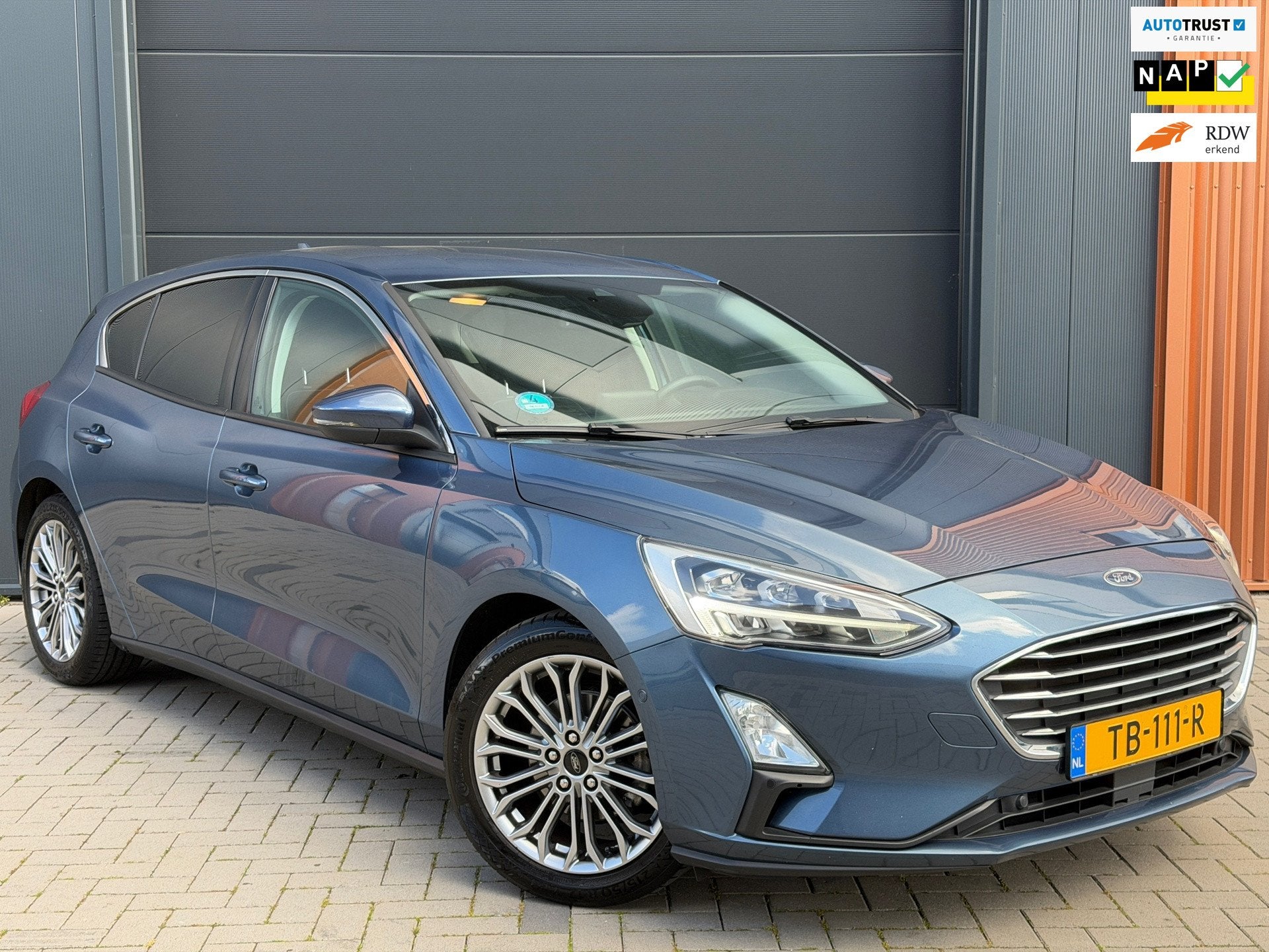 Ford Focus 1.0 EcoBoost Titanium Business|100% Dealer Onderh, Auto's, Dealer onderhouden, 125 pk, Gebruikt, Automatische klimaatregeling