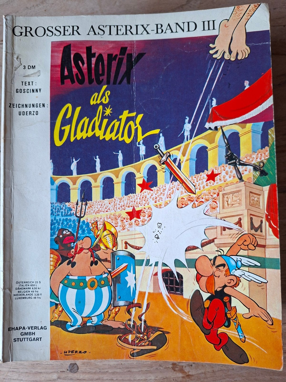 Asterix als Gladiator - Großer Asterix-Band III (Duits), Ophalen of Verzenden