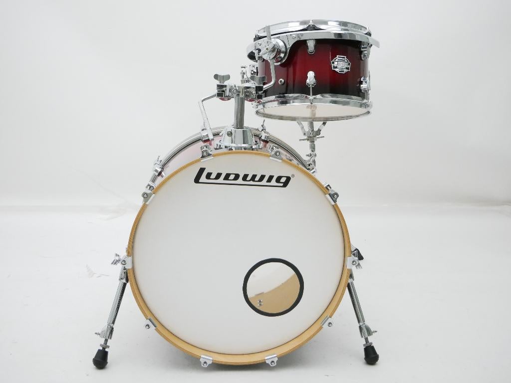 Ludwig Element 3 delige shellset in Deep Red Burst/ Bieden, Ophalen, Zo goed als nieuw, Ludwig