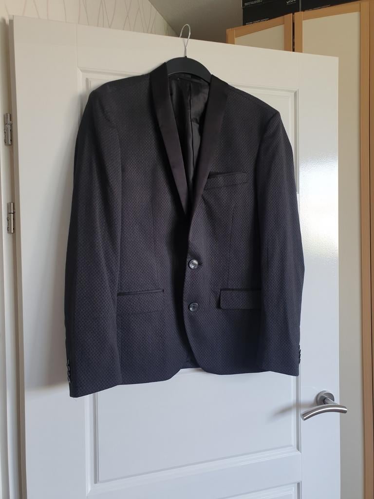 Te koop heren colbert, merk Kiomi, maat 48, kleur donkergrij, Maat 48/50 (M), Ophalen of Verzenden, Zo goed als nieuw, Kiomi
