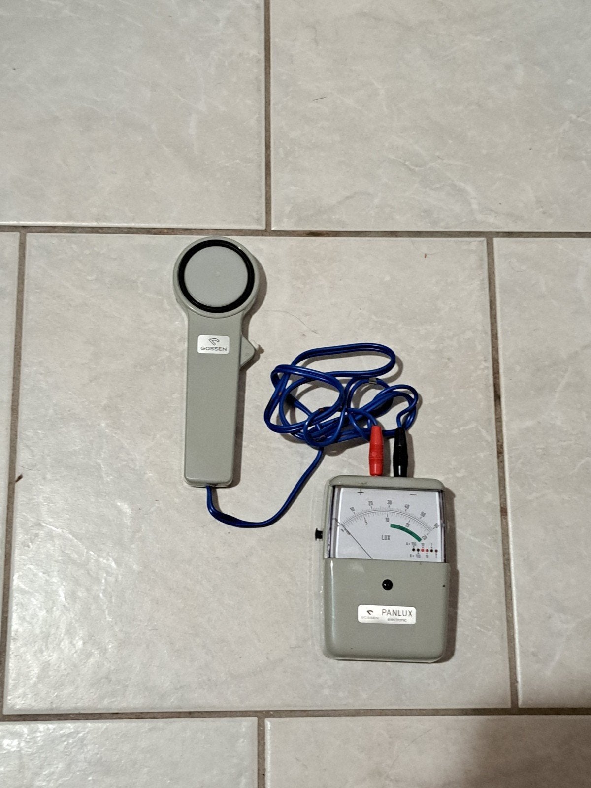 Gossen Panlux Lichtmeter met Luxe Meter en Etui, Ophalen of Verzenden, Gebruikt, Licht